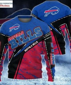NFL Sport Buffalo Bills Christmas Sweater Design 3D Full Printed Sizes S - 5XL - NABU479