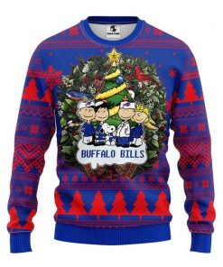 NFL Sport Buffalo Bills Snoopy Christmas Sweater Design 3D Full Printed Sizes S - 5XL - NABU472