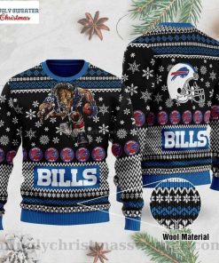 NFL Sport Buffalo Bills Christmas Sweater Design 3D Full Printed Sizes S - 5XL - NABU470