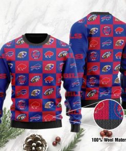 NFL Sport Buffalo Bills Christmas Sweater Design 3D Full Printed Sizes S - 5XL - NABU464