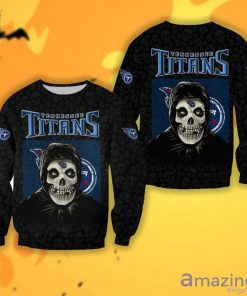 NFL Sport Tennessee Titans Skull Sweaters Design 3D Full Printed Sizes S - 5XL - NABU34S