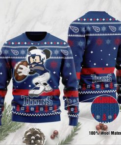 NFL Sport Tennessee Titans Mickey Christmas Sweater Design 3D Full Printed Sizes S - 5XL - NABU23