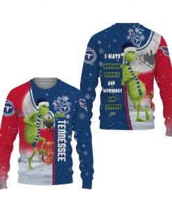 NFL Sport Tennessee Titans The Grinch Christmas Sweaters Design 3D Full Printed Sizes S - 5XL - NABU18S