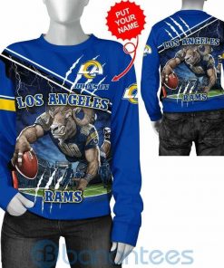NFL Sport Los Angeles Rams Custom Name Sweaters Design 3D Full Printed Sizes S - 5XL - NMKI100B