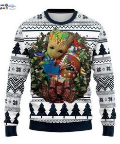 NFL Sport Houston Texans Groot Christmas Sweater Design 3D Full Printed Sizes S - 5XL Perfect Gift - NABR55