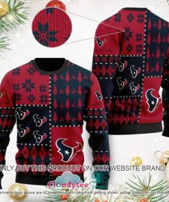 NFL Sport Houston Texans Christmas Sweater Design 3D Full Printed Sizes S - 5XL Perfect Gift - NABR54