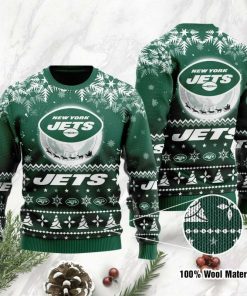 NFL Sport New York Jets Christmas Sweater Design 3D Full Printed Sizes S - 5XL - NABE97