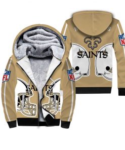 NFL Sport New Orleans Saints Fleece Hoodie Design 3D Full Printed Sizes S - 5XL NABU174