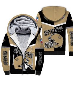 NFL Sport New Orleans Saints Fleece Hoodie Design 3D Full Printed Sizes S - 5XL NABU170