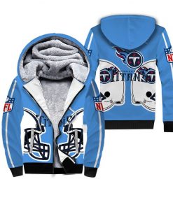 NFL Sport Tennessee Titans Fleece Hoodie Design 3D Full Printed Sizes S - 5XL NABU86