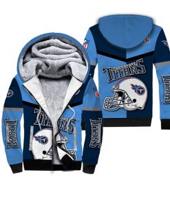 NFL Sport Tennessee Titans Fleece Hoodie Design 3D Full Printed Sizes S - 5XL NABU80
