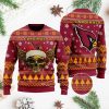 NFL Sport Arizona Cardinals Skull Christmas Sweater Design 3D Full Printed Sizes S - 5XL - NABO178