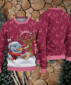 NFL Sport Arizona Cardinals Reindeer Christmas Sweater Design 3D Full Printed Sizes S - 5XL - NABO44