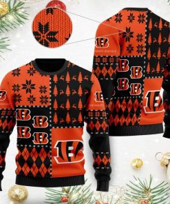 NFL Sport Cincinnati Bengals Christmas Sweater Design 3D Full Printed Sizes S - 5XL - NABE40