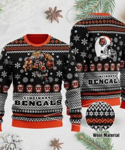 NFL Sport Cincinnati Bengals Christmas Sweater Design 3D Full Printed Sizes S - 5XL - NABE39
