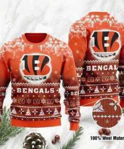 NFL Sport Cincinnati Bengals Christmas Sweater Design 3D Full Printed Sizes S - 5XL - NABE33