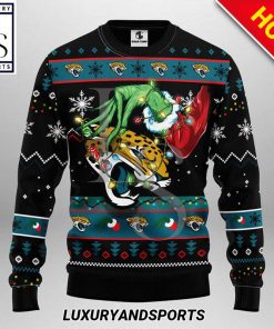 NFL Sport Jacksonville Jaguars Christmas Sweater Design 3D Full Printed Sizes S - 5XL - NMGH84