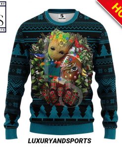 NFL Sport Jacksonville Jaguars Christmas Sweater Design 3D Full Printed Sizes S - 5XL - NMGH82