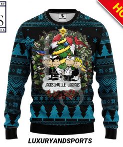 NFL Sport Jacksonville Jaguars Christmas Sweater Design 3D Full Printed Sizes S - 5XL - NMGH76