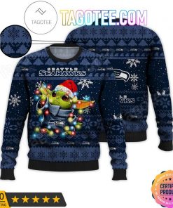 NFL Sport Seattle Seahawks Christmas Sweater Design 3D Full Printed Sizes S - 5XL - NMOI161