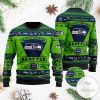 NFL Sport Seattle Seahawks Custom Name Sweater Design 3D Full Printed Sizes S - 5XL - NMOI156