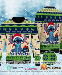 NFL Sport Seattle Seahawks Christmas Sweater Design 3D Full Printed Sizes S - 5XL - NMOI151