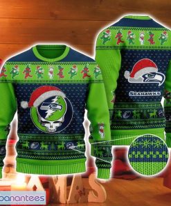 NFL Sport Seattle Seahawks Christmas Sweater Design 3D Full Printed Sizes S - 5XL - NMOI148
