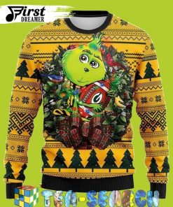 NFL Sport Green Bay Packers The Grinch Christmas Sweater Design 3D Full Printed Sizes S - 5XL - NABQ132