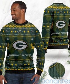NFL Sport Green Bay Packers Christmas Sweater Design 3D Full Printed Sizes S - 5XL - NABQ117
