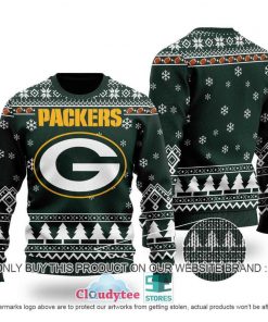 NFL Sport Green Bay Packers Christmas Sweater Design 3D Full Printed Sizes S - 5XL - NABQ111