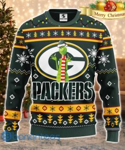 NFL Sport Green Bay Packers The Grinch Christmas Sweater Design 3D Full Printed Sizes S - 5XL - NABQ106