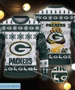 NFL Sport Green Bay Packers Christmas Sweater Design 3D Full Printed Sizes S - 5XL - NABQ90