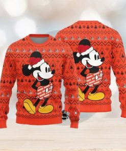 NFL Sport Cleveland Browns Mickey Christmas Sweater Design 3D Full Printed Sizes S - 5XL - NABQ60
