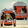 NFL Sport Cleveland Browns The Grinch Christmas Sweater Design 3D Full Printed Sizes S - 5XL - NABQ53