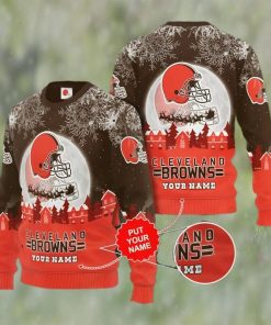 NFL Sport Cleveland Browns Custom Name Sweater Design 3D Full Printed Sizes S - 5XL - NABQ52