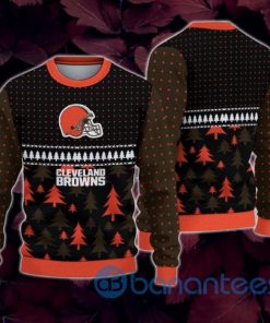 NFL Sport Cleveland Browns Christmas Sweater Design 3D Full Printed Sizes S - 5XL - NABQ43