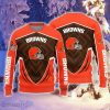 NFL Sport Cleveland Browns Christmas Sweater Design 3D Full Printed Sizes S - 5XL - NABQ40