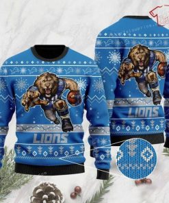 NFL Sport Detroit Lions Sweater Design 3D Full Printed Sizes S - 5XL - NABL420