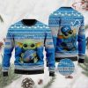 NFL Sport Detroit Lions Baby Yoda Sweater Design 3D Full Printed Sizes S - 5XL - NABL411