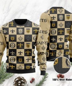 NFL Sport New Orleans Saints Sweater Design 3D Full Printed Sizes S - 5XL - NABL41