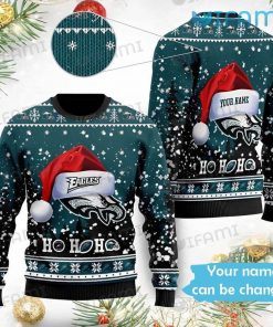NFL Sport Philadelphia Eagles Christmas Custom Name Sweater Design 3D Full Printed Sizes S - 5XL - NMJI212