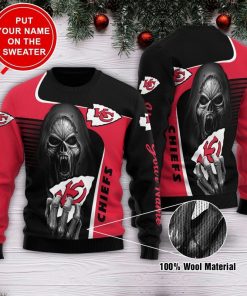 NFL Sport Kansas City Chiefs Custom Name Sweater Design 3D Full Printed Sizes S - 5XL - NABJ89