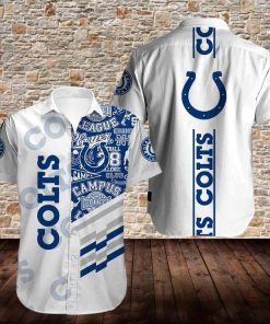 NFL Sport Indianapolis Colts Button Shirt Design 3D Full Printed Sizes S - 5XL NABY328