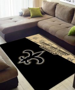 NFL Sport New Orleans Saints Rug Home Floor Decor NABU193