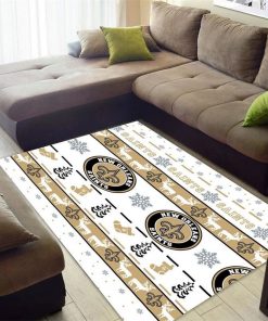 NFL Sport New Orleans Saints Christmas Rug Home Floor Decor NABU183