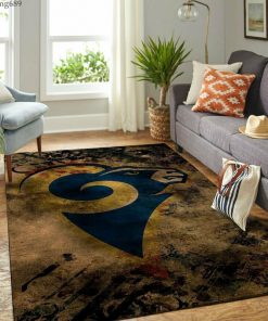 NFL Sport Los Angeles Rams Rug Home Floor Decor NMKI147