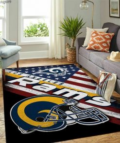 NFL Sport Los Angeles Rams Rug Home Floor Decor NMKI142