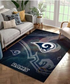 NFL Sport Los Angeles Rams Rug Home Floor Decor NMKI139