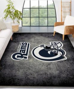 NFL Sport Los Angeles Rams Rug Home Floor Decor NMKI136