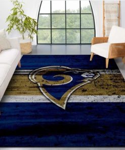 NFL Sport Los Angeles Rams Rug Home Floor Decor NMKI132